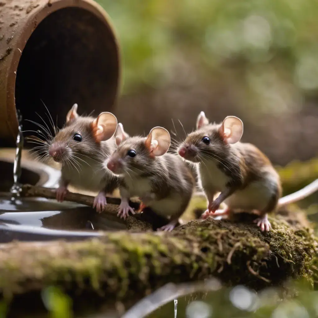 Rats en train de boire